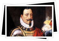 A portrait of Pedro de Valdivia