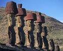 Moai sculptures