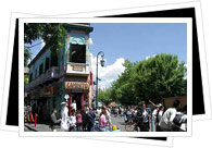 busy street in Argentina